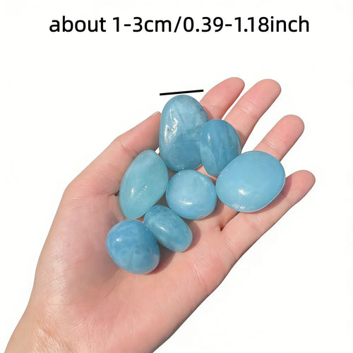 Genuine polished Aquamarine crystal for meditation and crystal practice