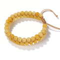 Summer Versatile prom jewelry braclets for Summer Vacation Travel Beach Party healing Citrine anklet for man 4.5